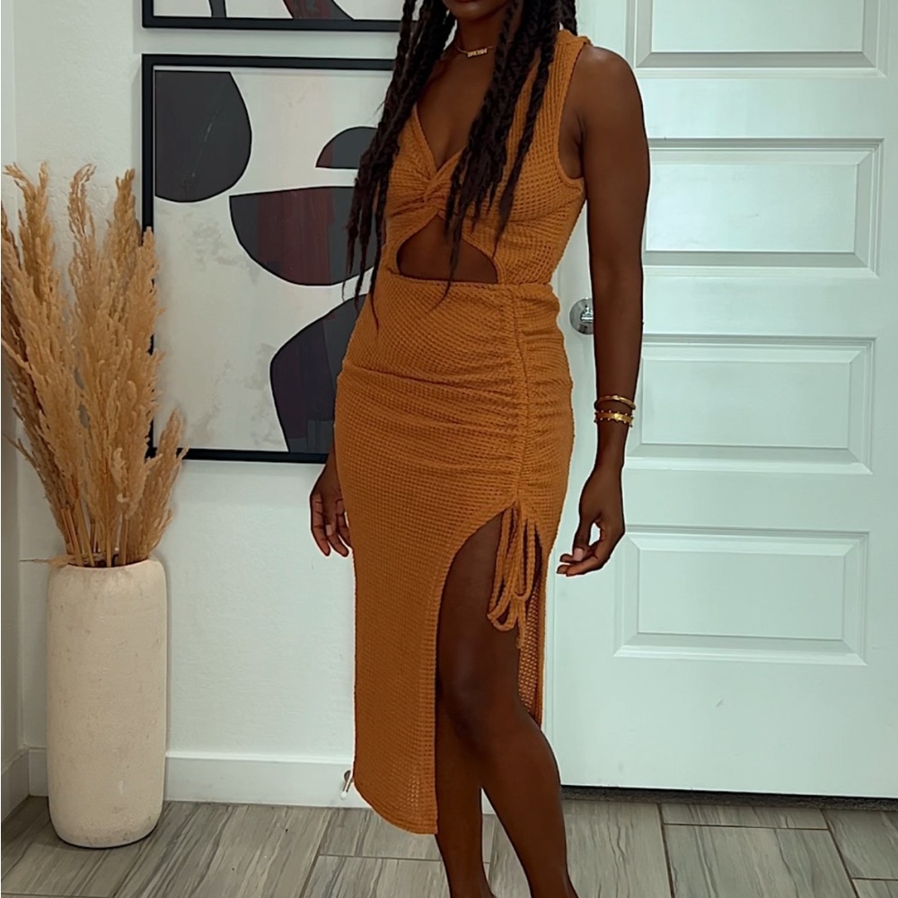 SHEIN Cutout Knit Dress
